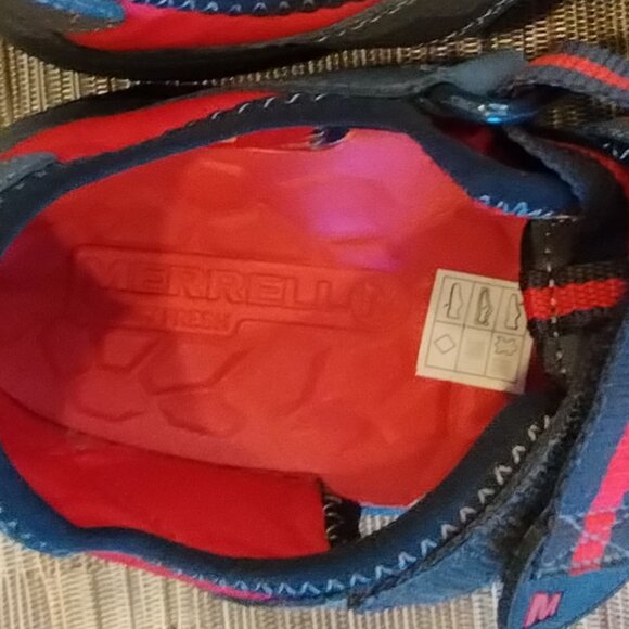 Merrell Hydro Red/Gray Hiking Sandals Mens size 7/Wms Size 8.5 - Picture 7 of 11